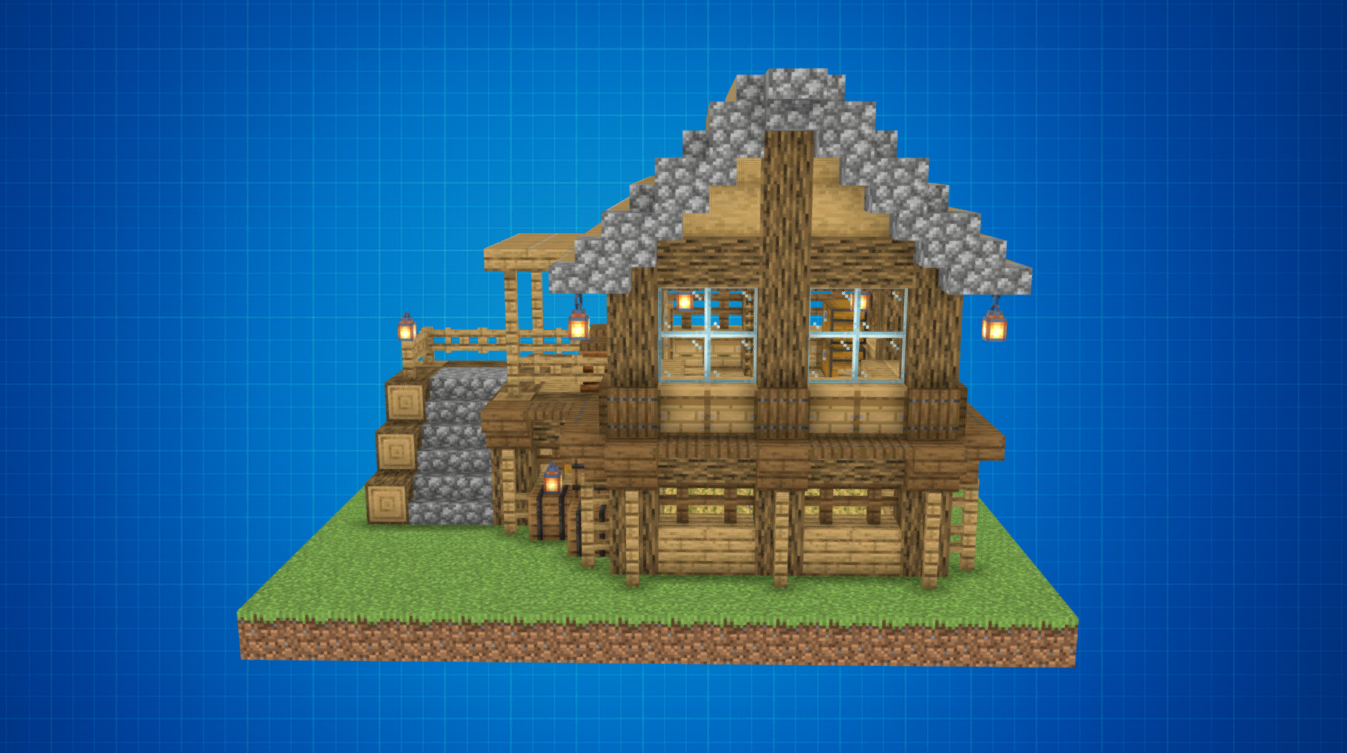 Minecraft Small Starter House