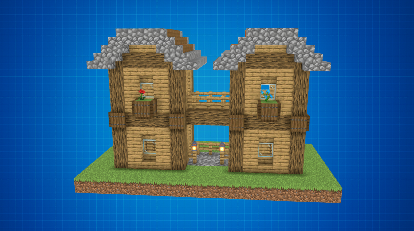 Minecraft Two Player Survival House